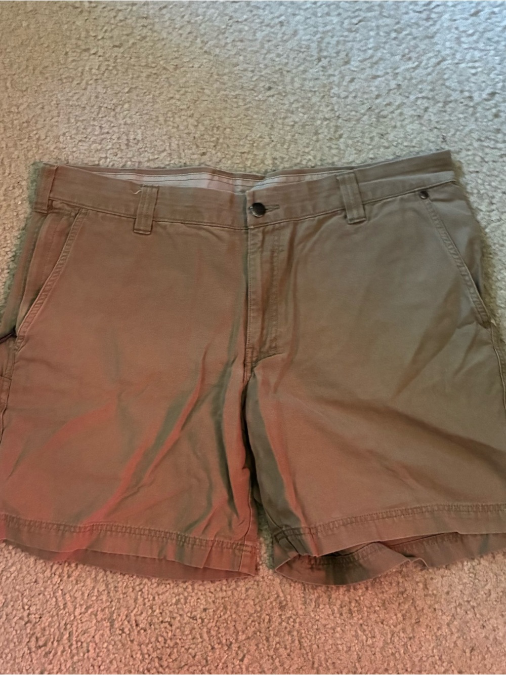 Columbia Men's Tan Flat-Front Shorts